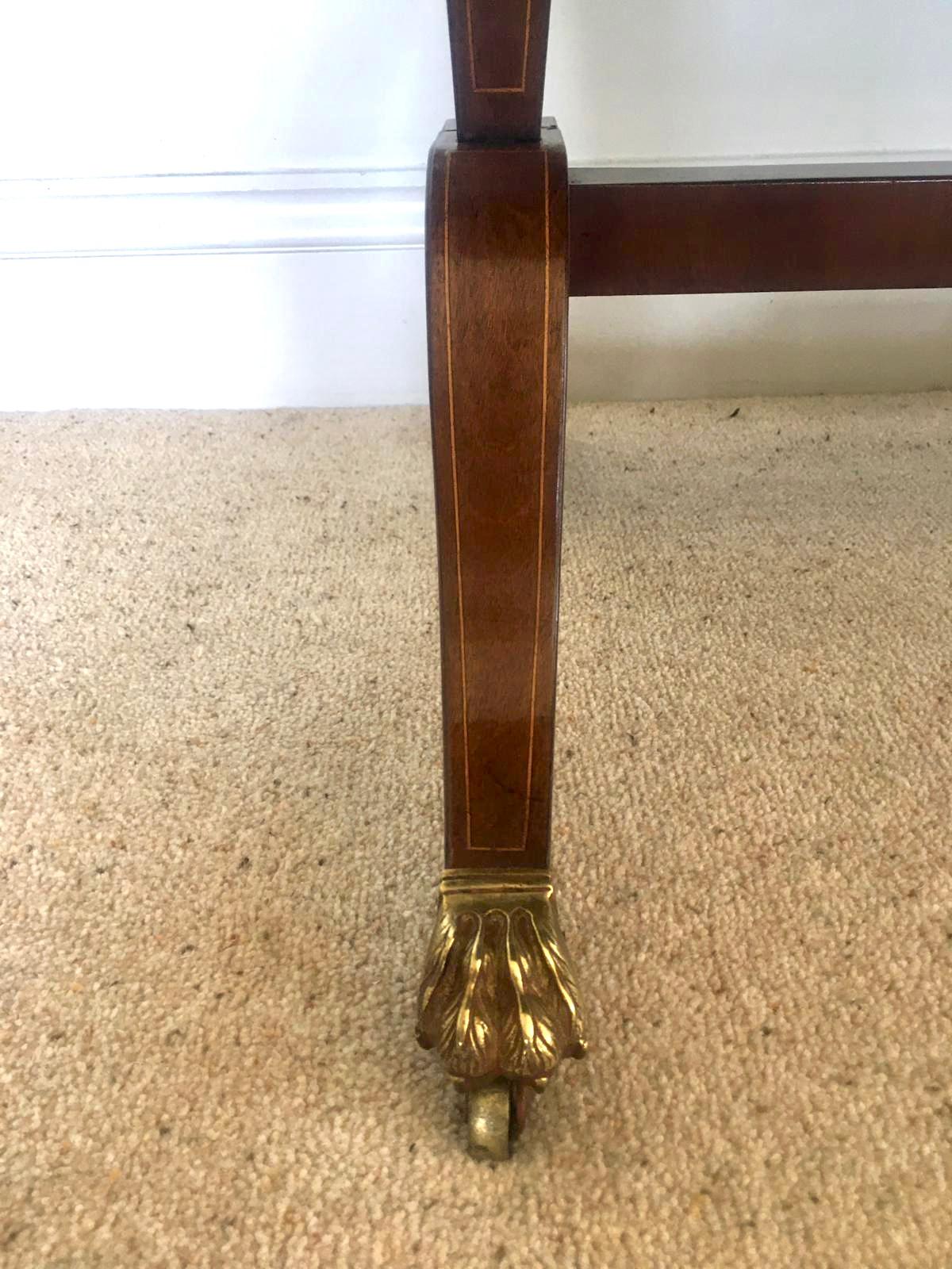 Fine Quality George III Inlaid Mahogany Freestanding Sofa Table 4