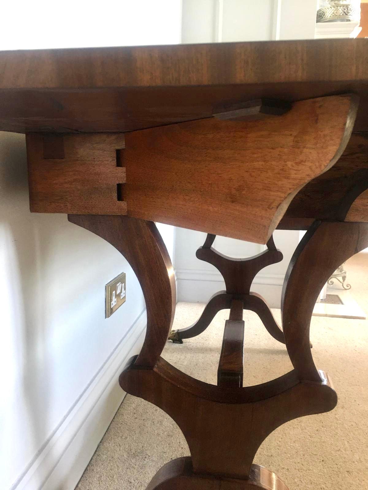 Inlay Fine Quality George III Inlaid Mahogany Freestanding Sofa Table