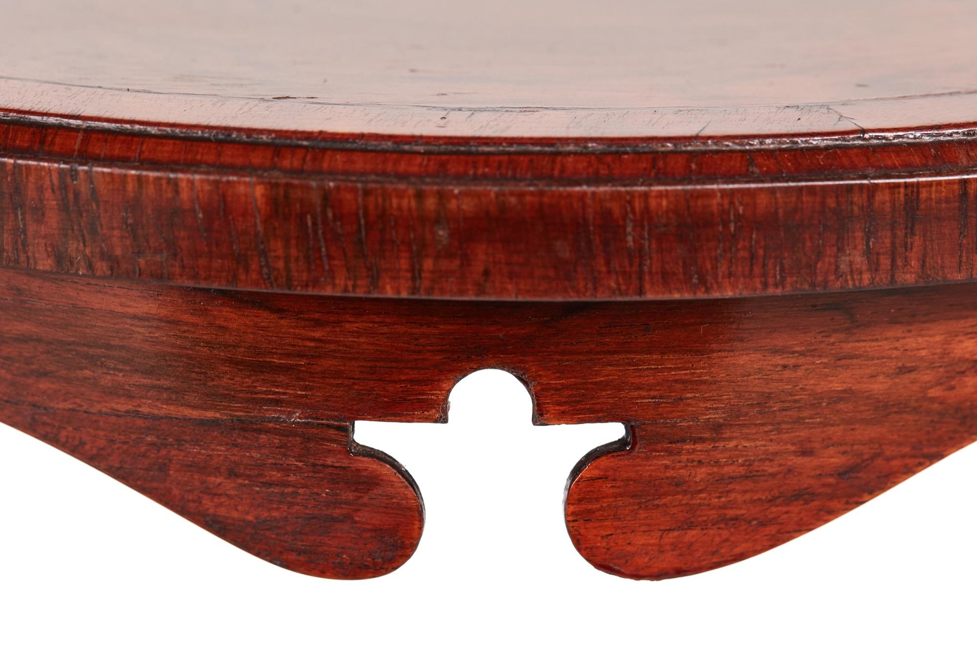 Inlay Fine Quality Inlaid Hardwood Two-Tier Occasional Table