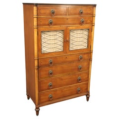 Edle Qualität Kittinger Satinholz Englisch Regency Intarsien Gentleman's Dresser
