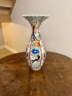 Vaso imari giapponese antico di grande qualità