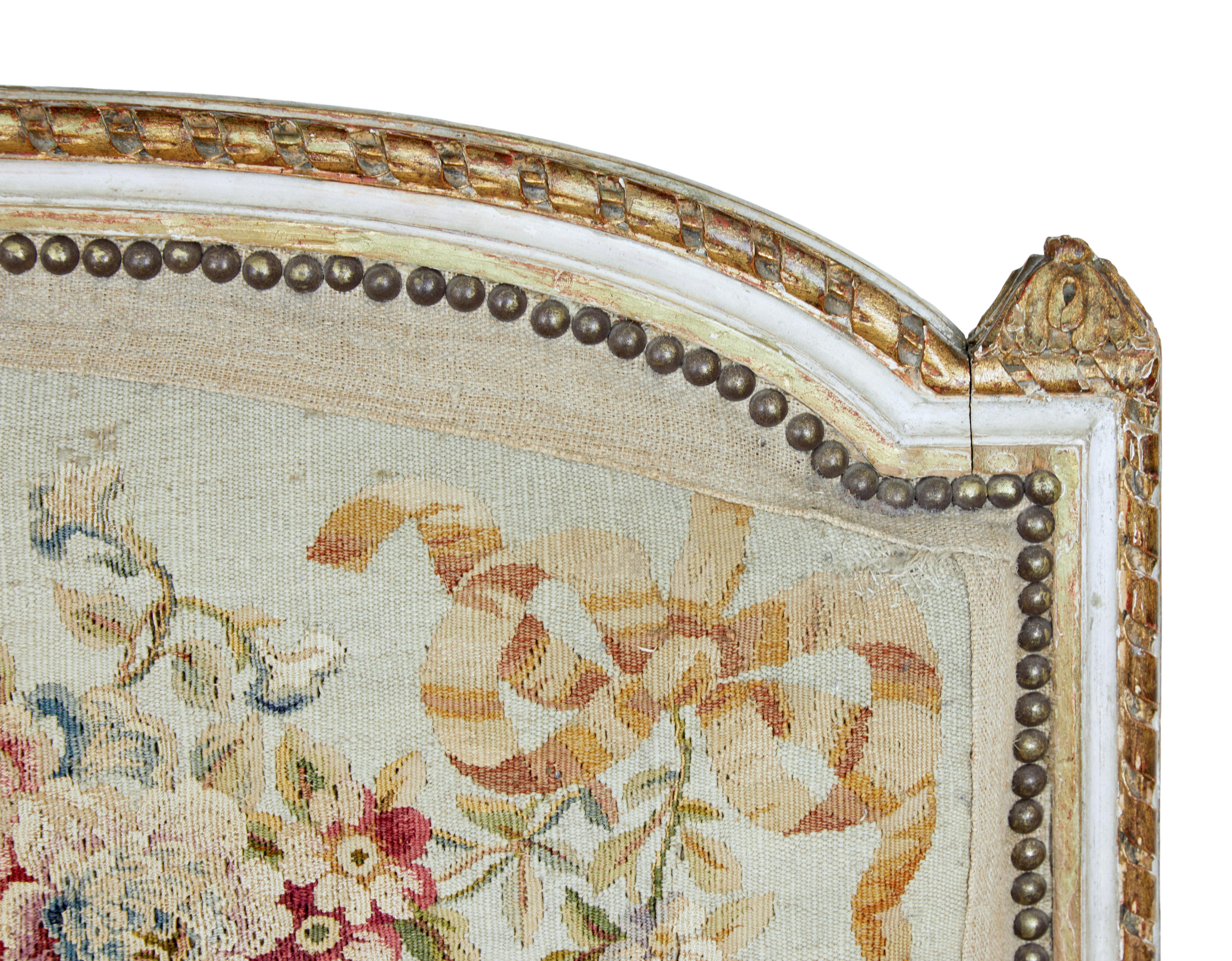 Fine Quality Louis Philippe i Period 5 Piece Tapestry Gilt Salon Suite 1