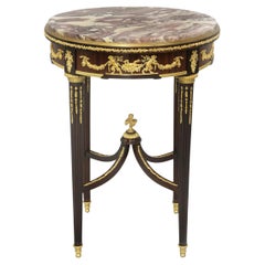 Fine Quality Louis XVI Stil vergoldeter Bronze montiert Lampentisch von François Linke
