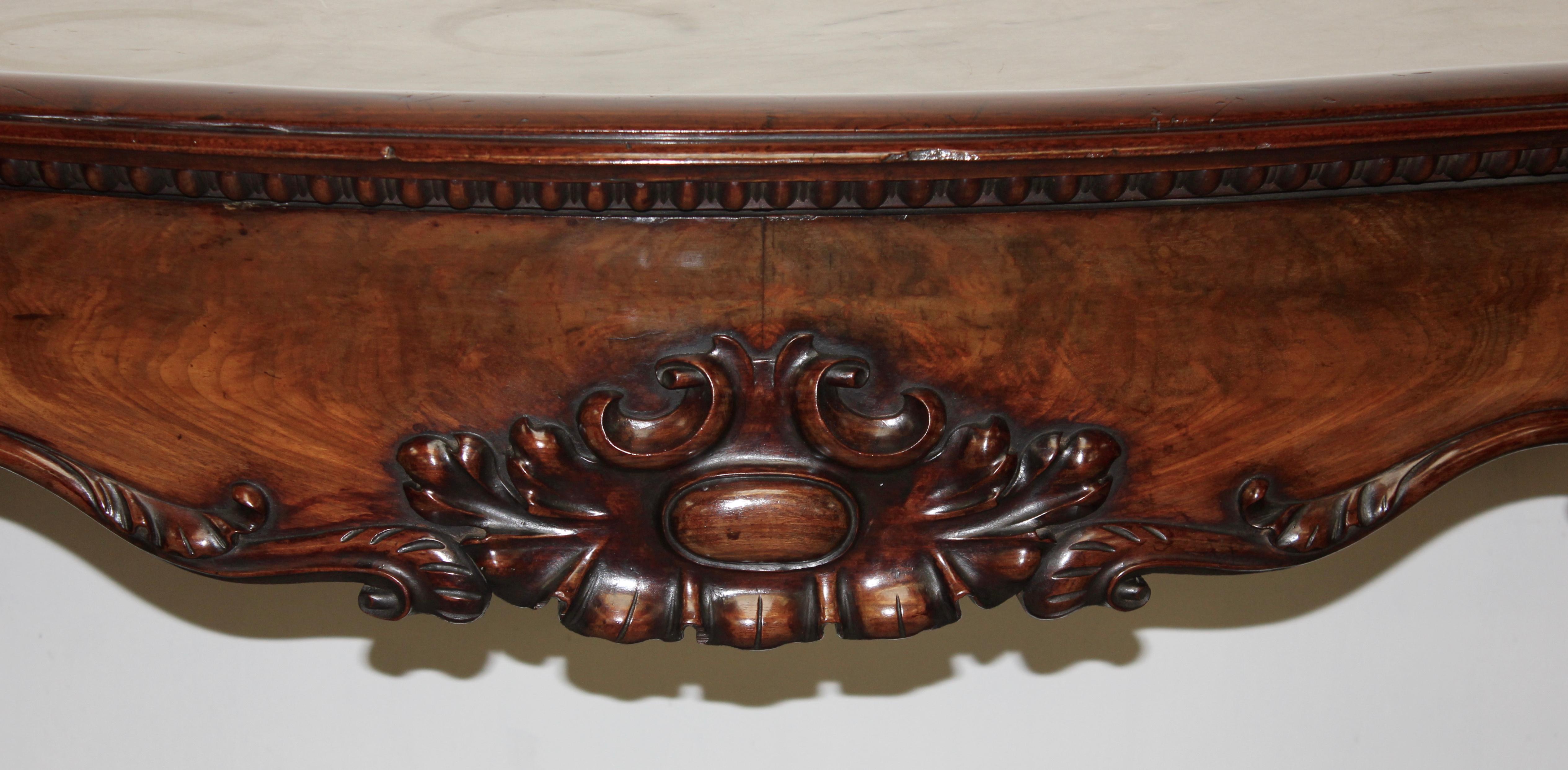 Fine Quality Mahogany Console Table For Sale 2
