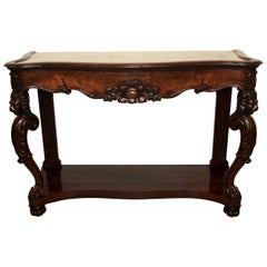 Fine Quality Mahogany Console Table