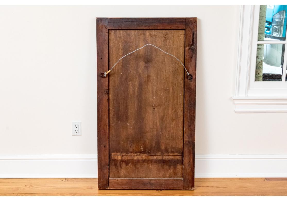 Gilt Fine Quality Mahogany Framed Beveled Edge Mirror For Sale