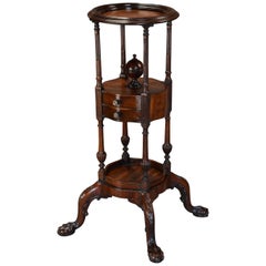 Fine Quality Mahogany Gentleman's Wash Stand of Superb Patina