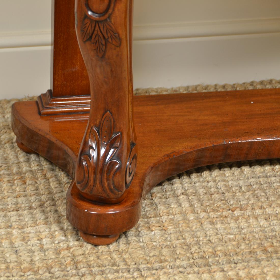 antique victorian console table