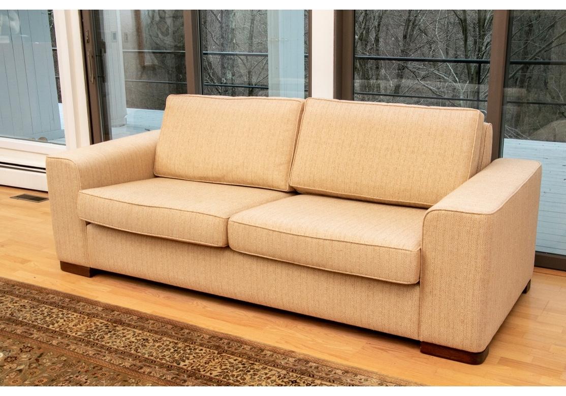 Mid-Century Modern Fine Quality Midcentury Style Two-Seat Sofa