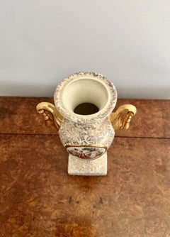 Fine quality pair of antique Victorian vases