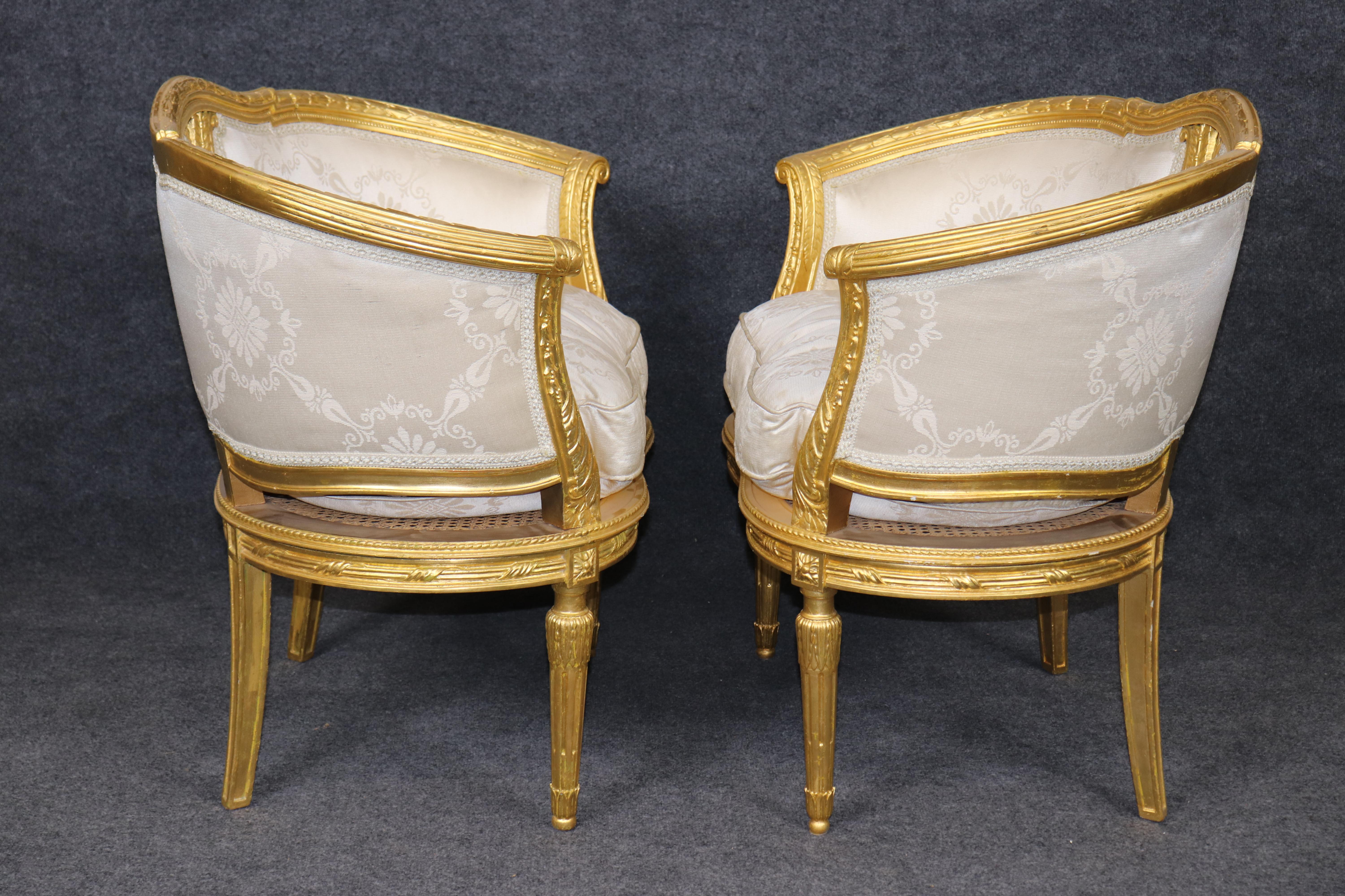 Louis XVI Paire de chaises 