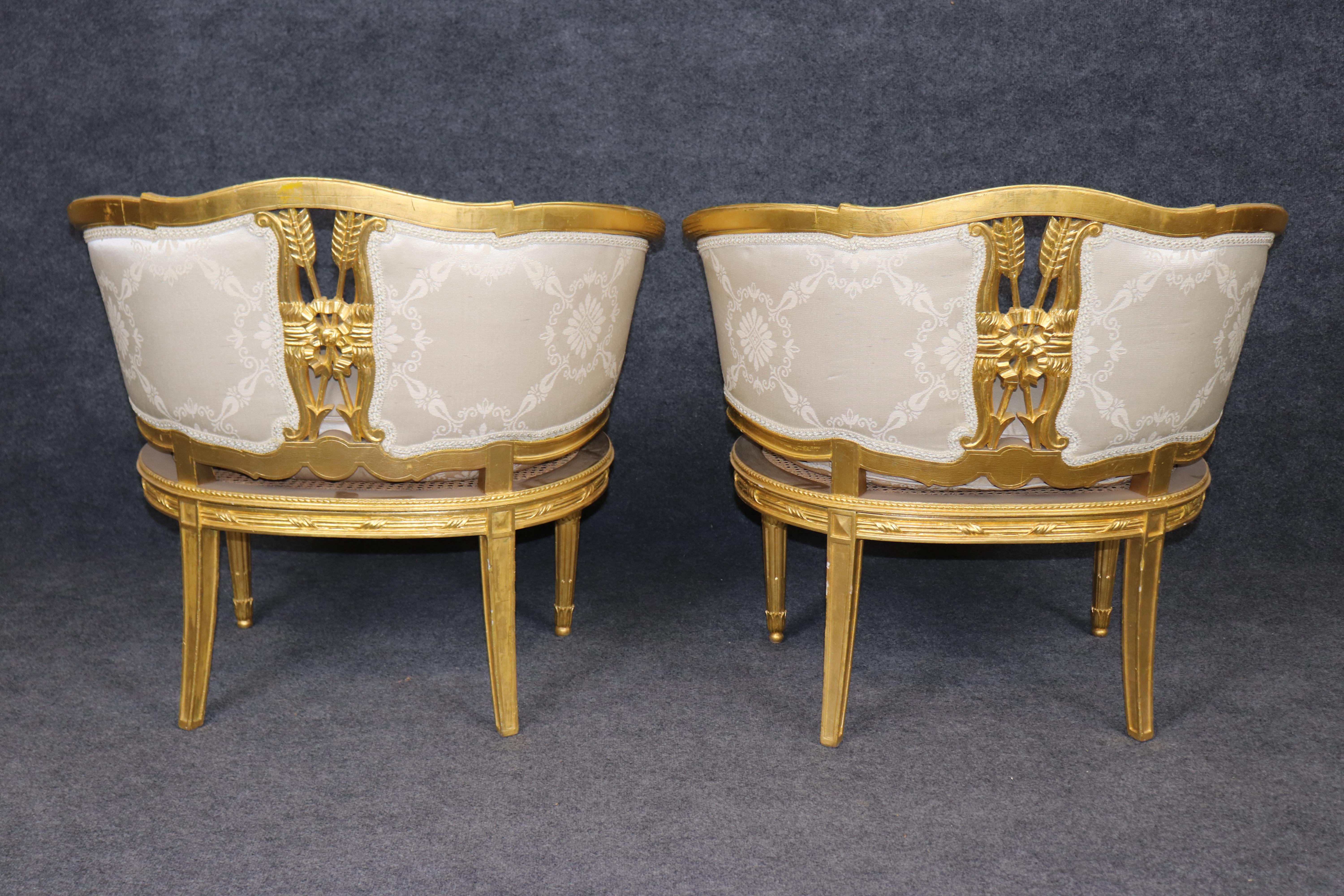 Français Paire de chaises 