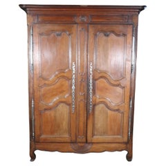 Fine Quality Period early 1800s French Country Normandy Armoire Wardrobe