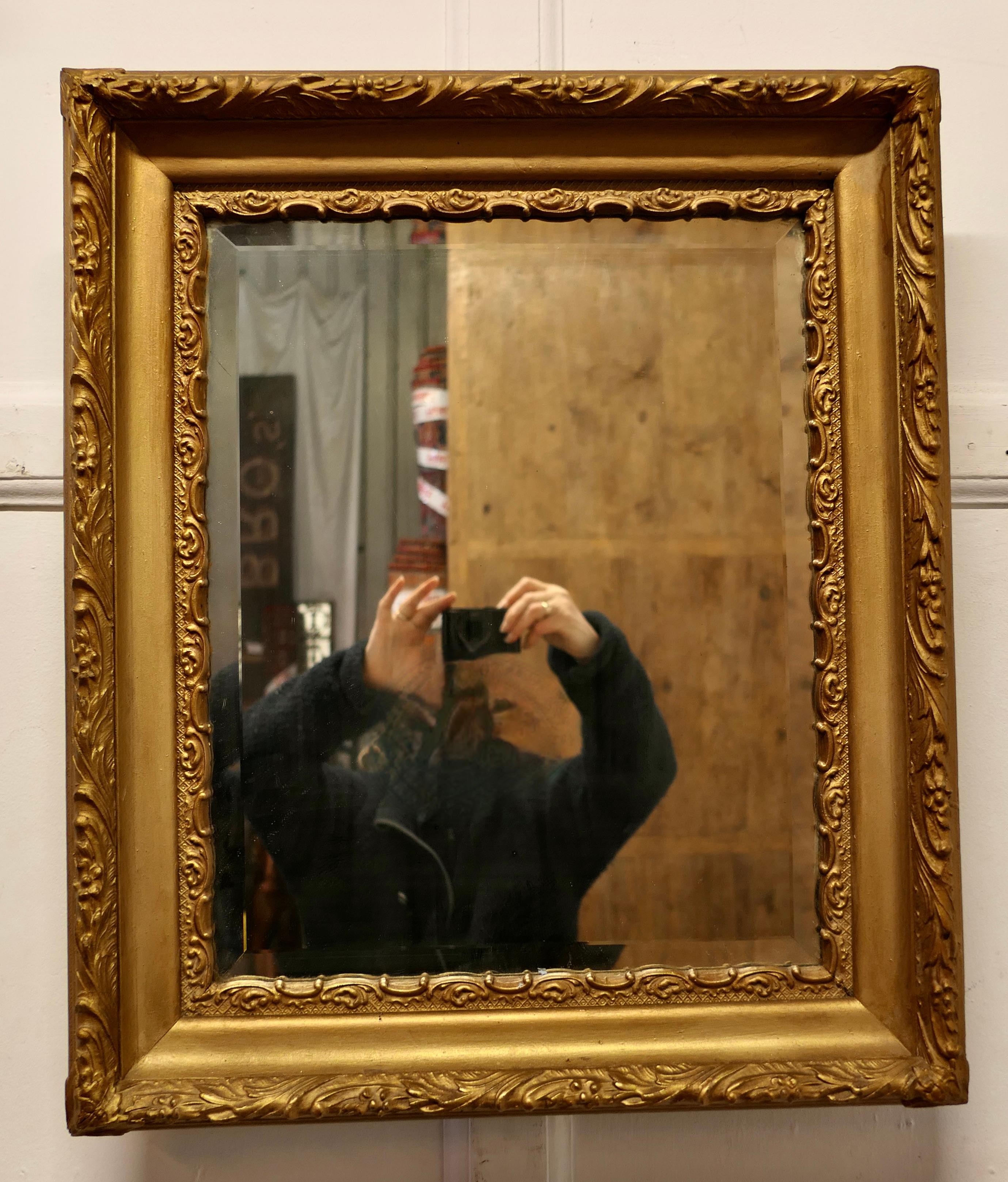 Adam Style Fine Quality Rectangular Gilt Wall Mirror For Sale
