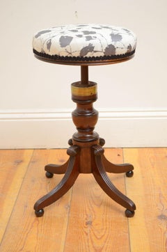 Fine Quality Regency Mahogany Stool