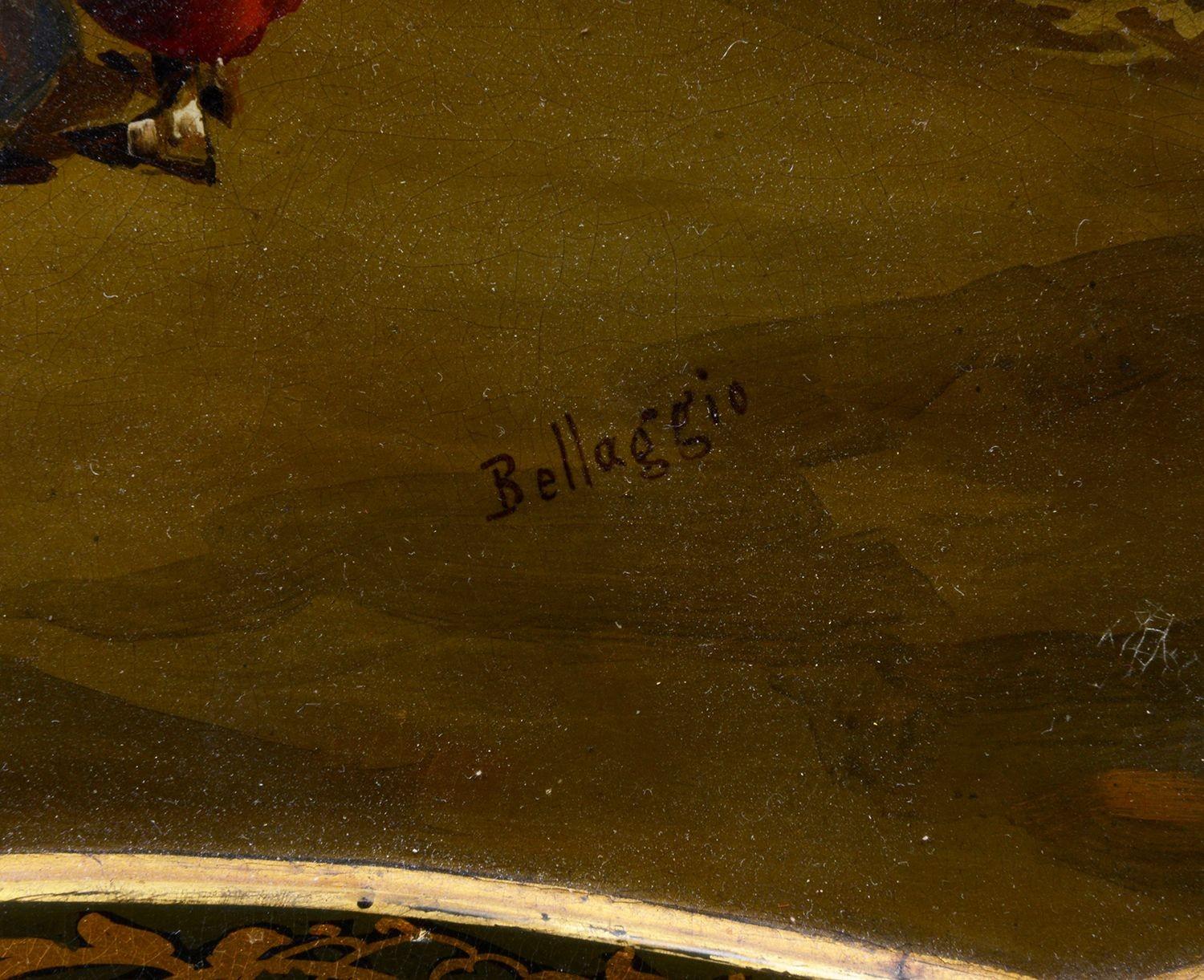 English Fine quality Regency period Paper-macha tray by Jennens & Bettridge. For Sale