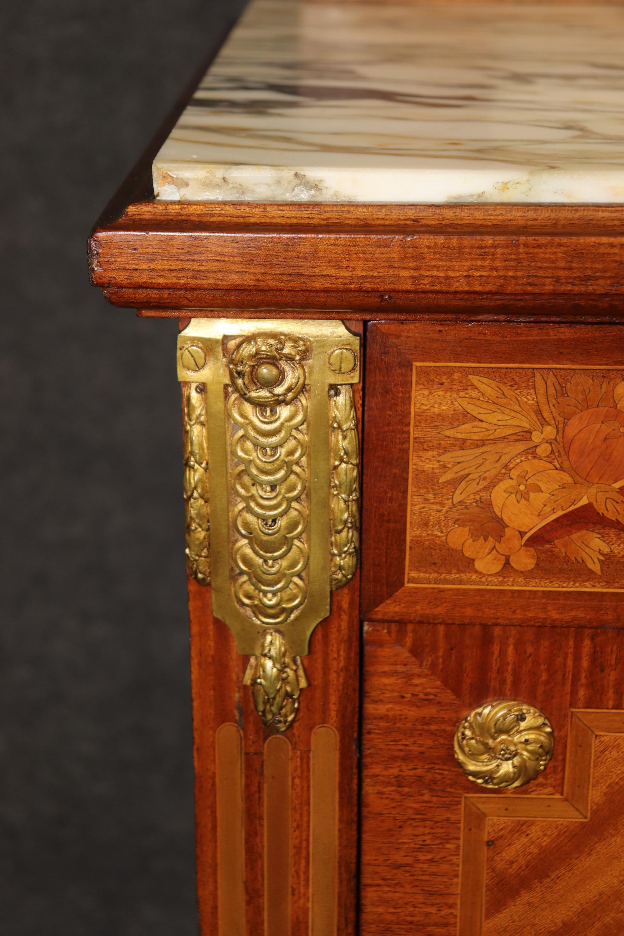 Fine Quality Restored Bronze Ormolu Mounted French Art Nouveau Sideboard  For Sale 7