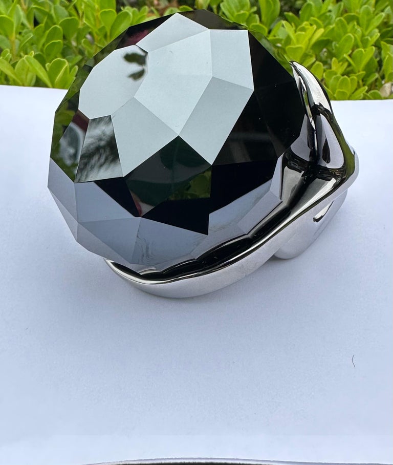 スワロフスキー N The Skull Jet Hematite スカル どくろ Fine Quality