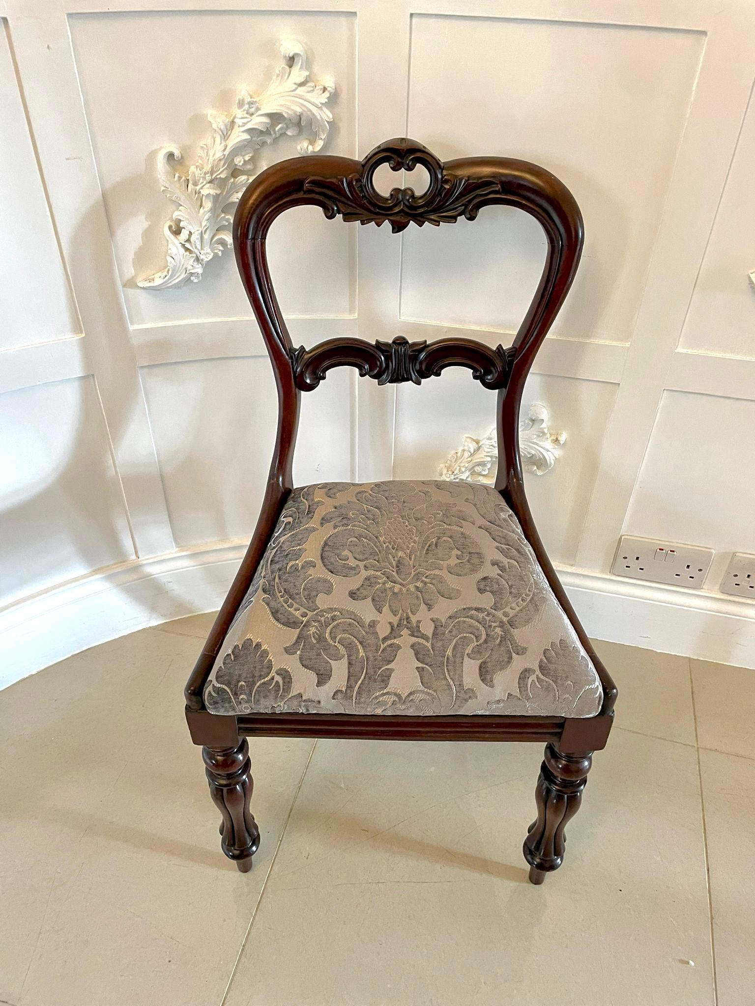 set of 4 antique chairs
