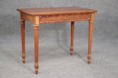 Fine Quality Small Size Carved French Louis XVI Writing Table Desk circa 1920