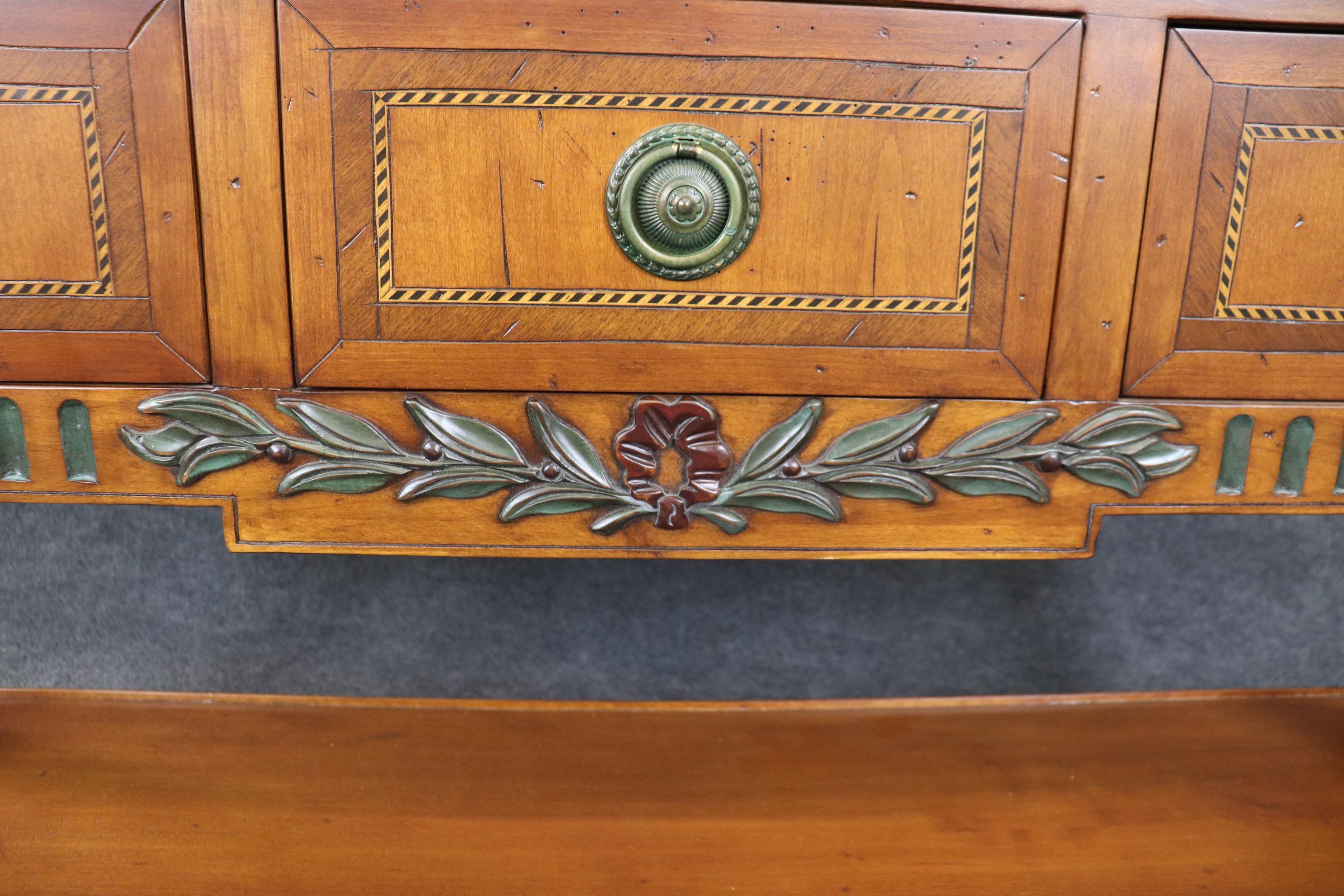 Consola Servidor Francés de Cerezo Macizo de Calidad Excelente en venta 4