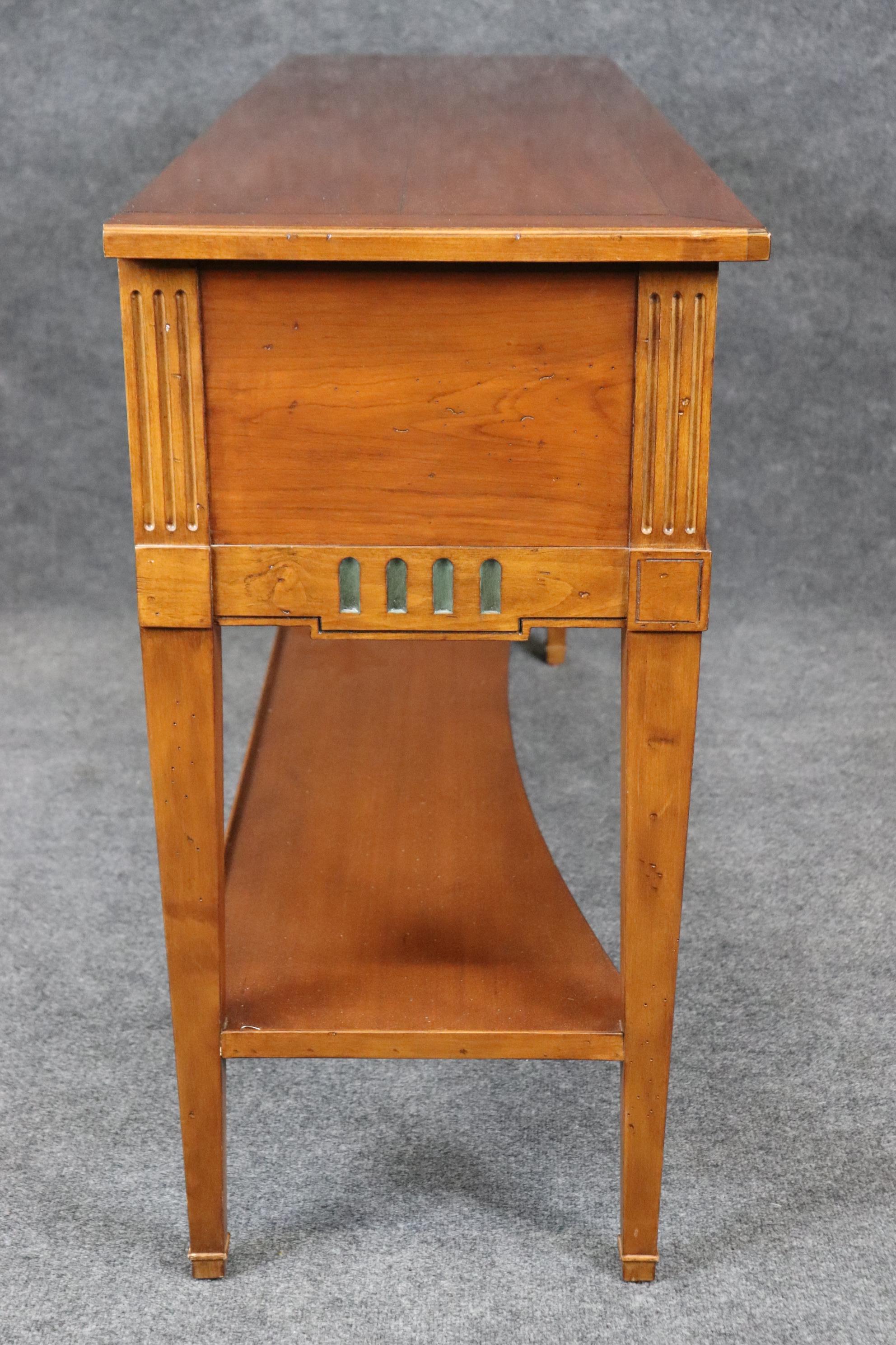 Consola Servidor Francés de Cerezo Macizo de Calidad Excelente en Bueno estado para la venta en Swedesboro, NJ