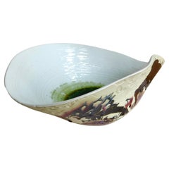Antique Fine Quality Unusual Early 20thC Qing Large Irregular & Free Form Chinese Bowl