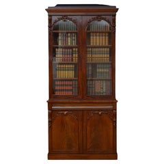 Fine Quality Victorian Bookcase in Mahogany