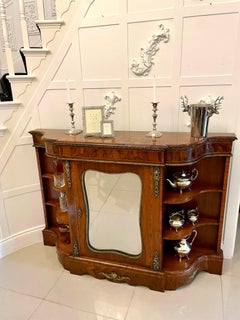 Fine Quality Victorian Burr Walnut and Ormolu Credenza/Sideboard