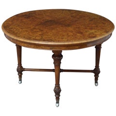 Fine Quality Victorian Centre Table in Walnut