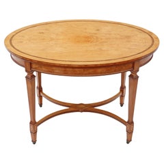 Fine Quality Victorian Inlaid Satinwood Centre Table from circa 1880-1900, Antiq