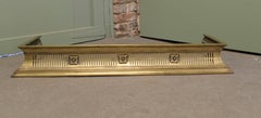 Fine Quality Victorian Pierced Brass Fender