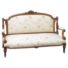 Viktorianisches Sofa in hoher Qualität, Sofa aus Nussbaumholz