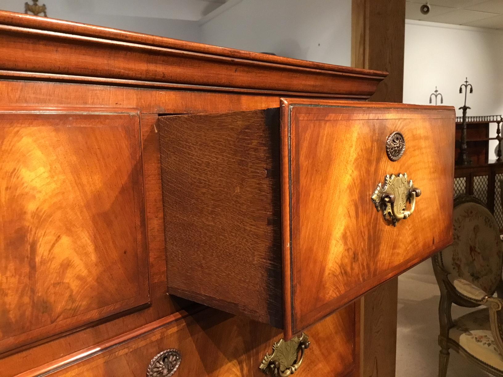 Fine Quality Walnut George I Style Chest on Stand 3