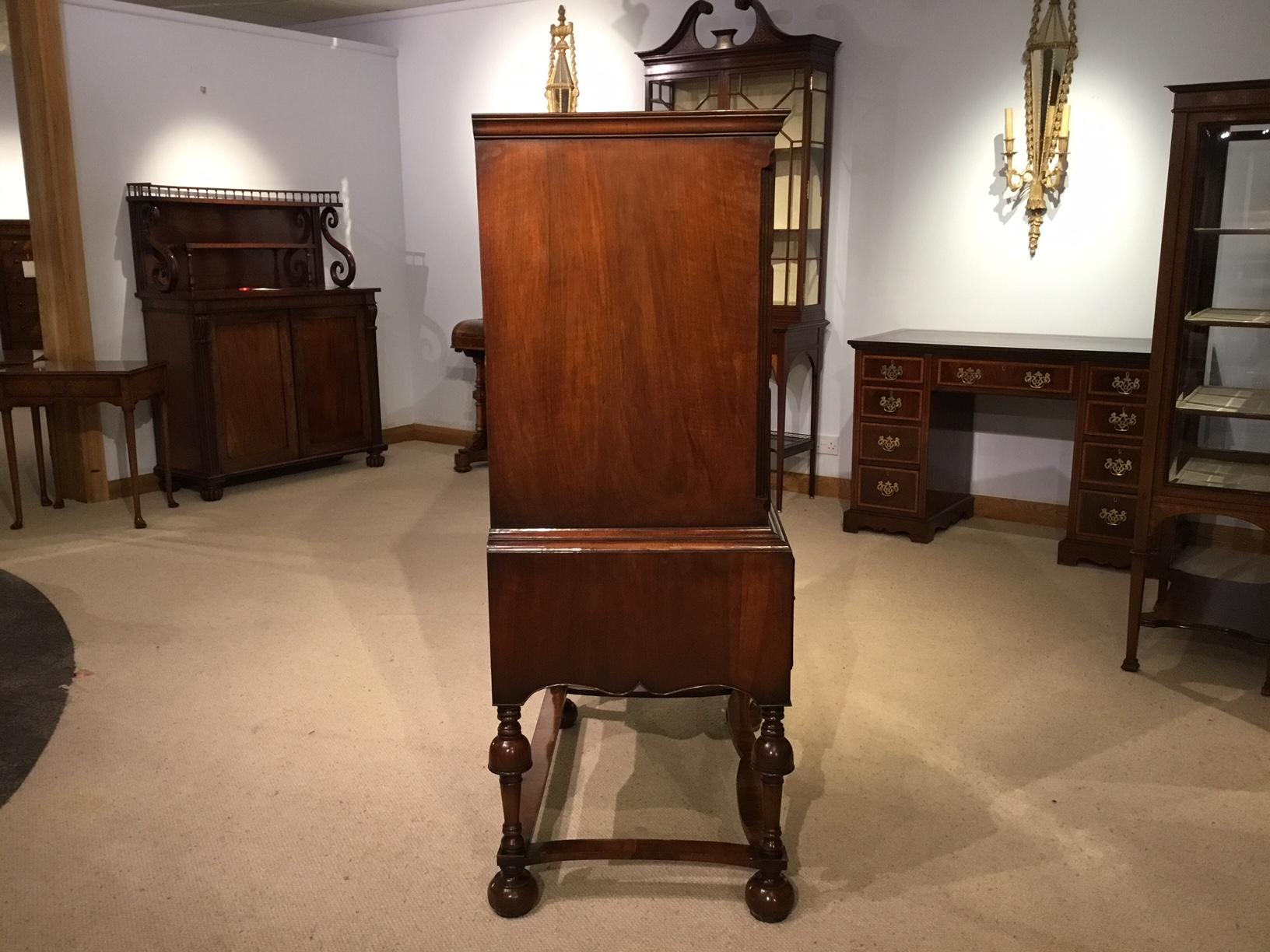 Fine Quality Walnut George I Style Chest on Stand 4