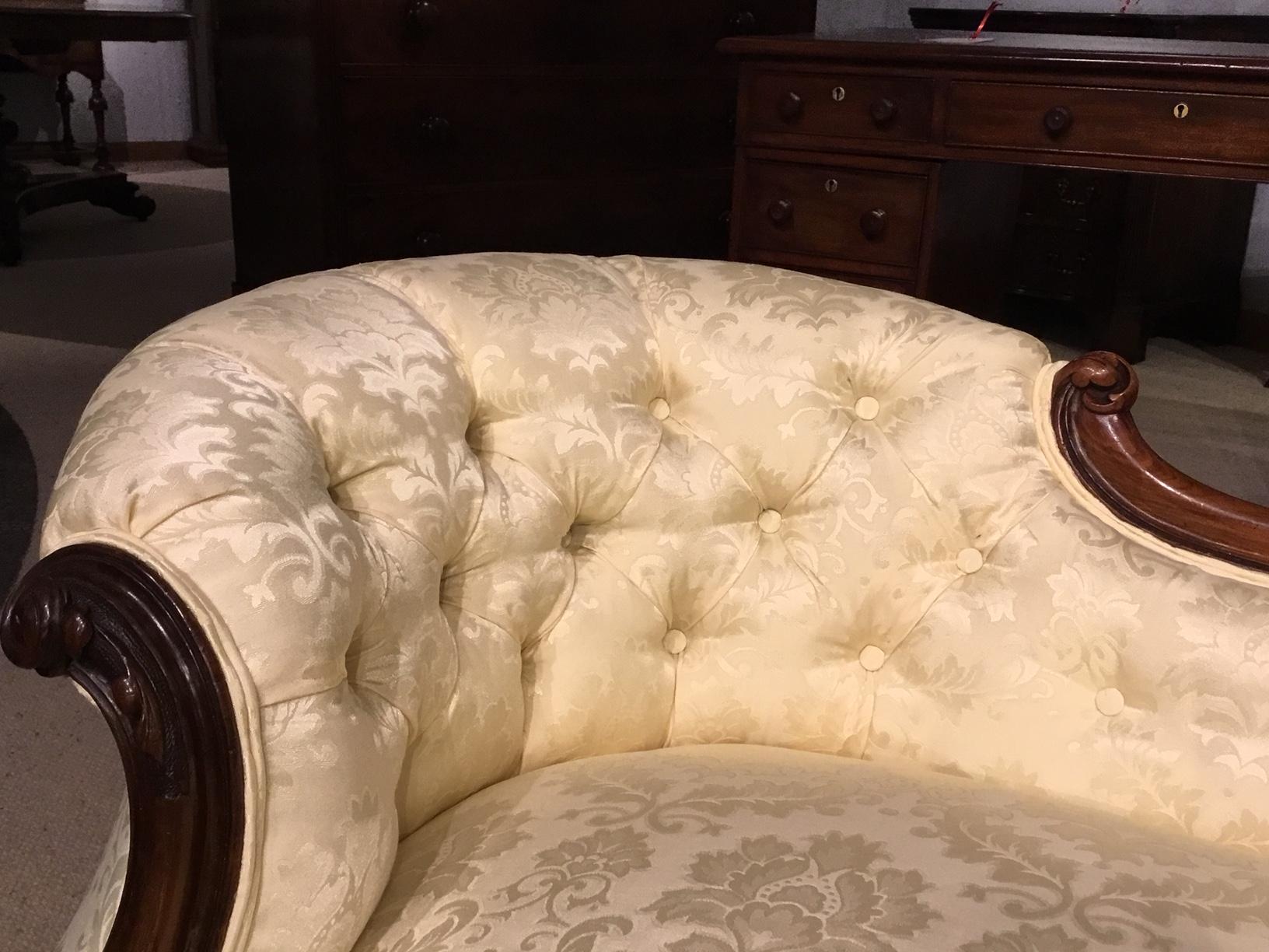 curved victorian sofa