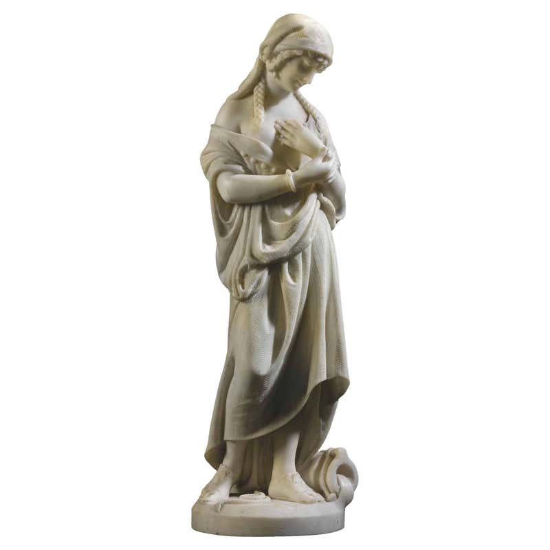 Spring Statues Antique White Marble Spring Statue Sculpture For Sale at 1stDibs ...