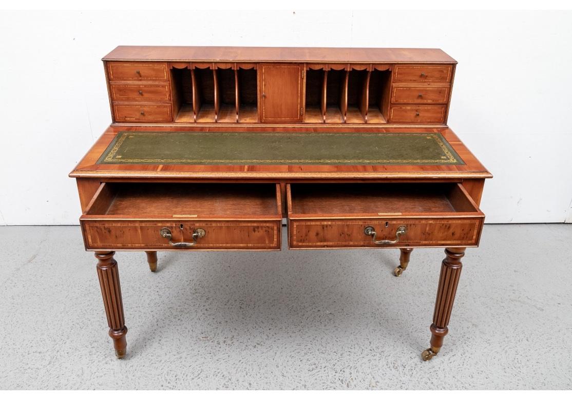 Fine Quality Yew Wood Writing Table For Sale 3