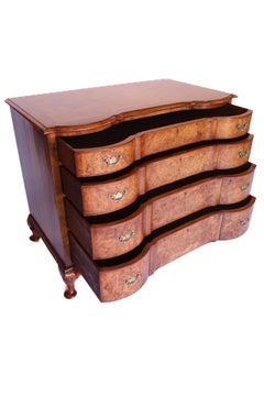 Fine Queen Anne Revival 4 drawer Chest 1920s