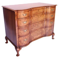 Fine Queen Anne Revival 4 drawer Chest 1920s