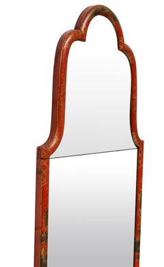 Fine Queen Anne Style Japanned Mirror