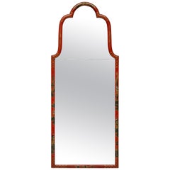 Fine Queen Anne Style Japanned Mirror