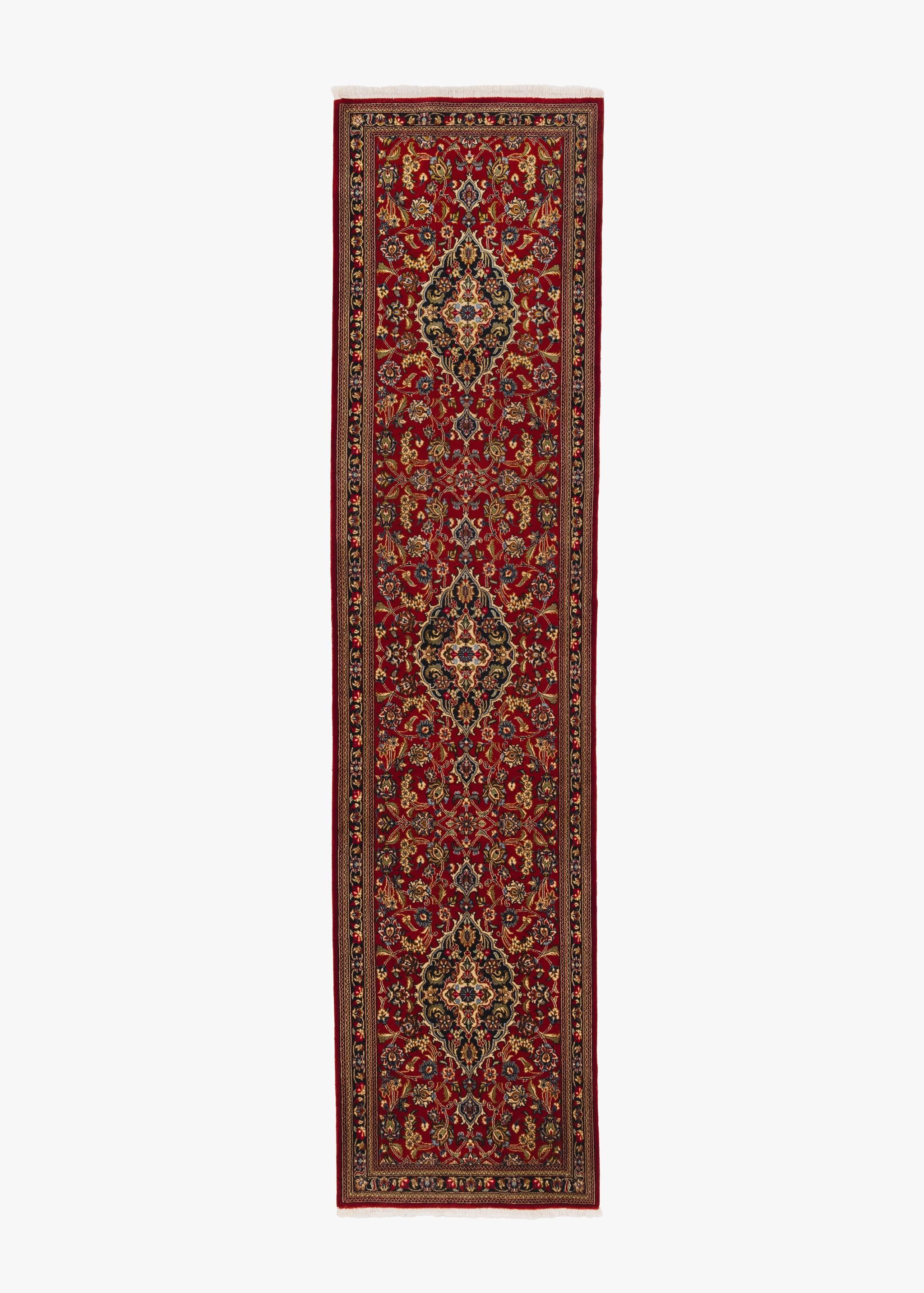 Feiner handgeknüpfter Qum-Teppich (19. Jahrhundert) im Angebot