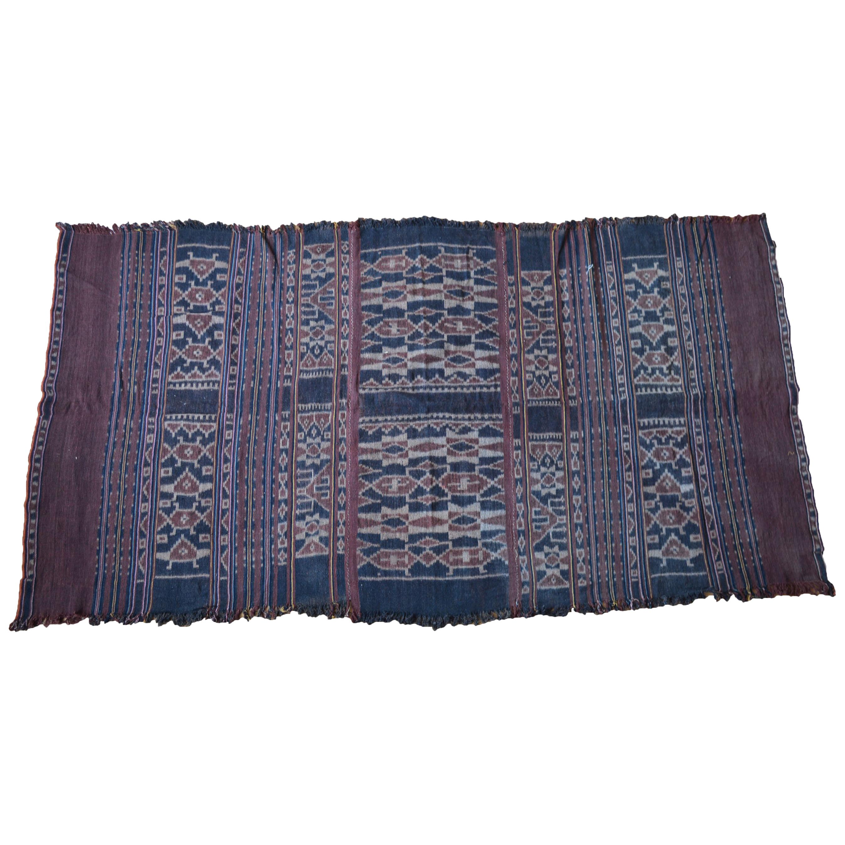 Fine Rare Antique Indonesian Ikat Cloth  Lembata