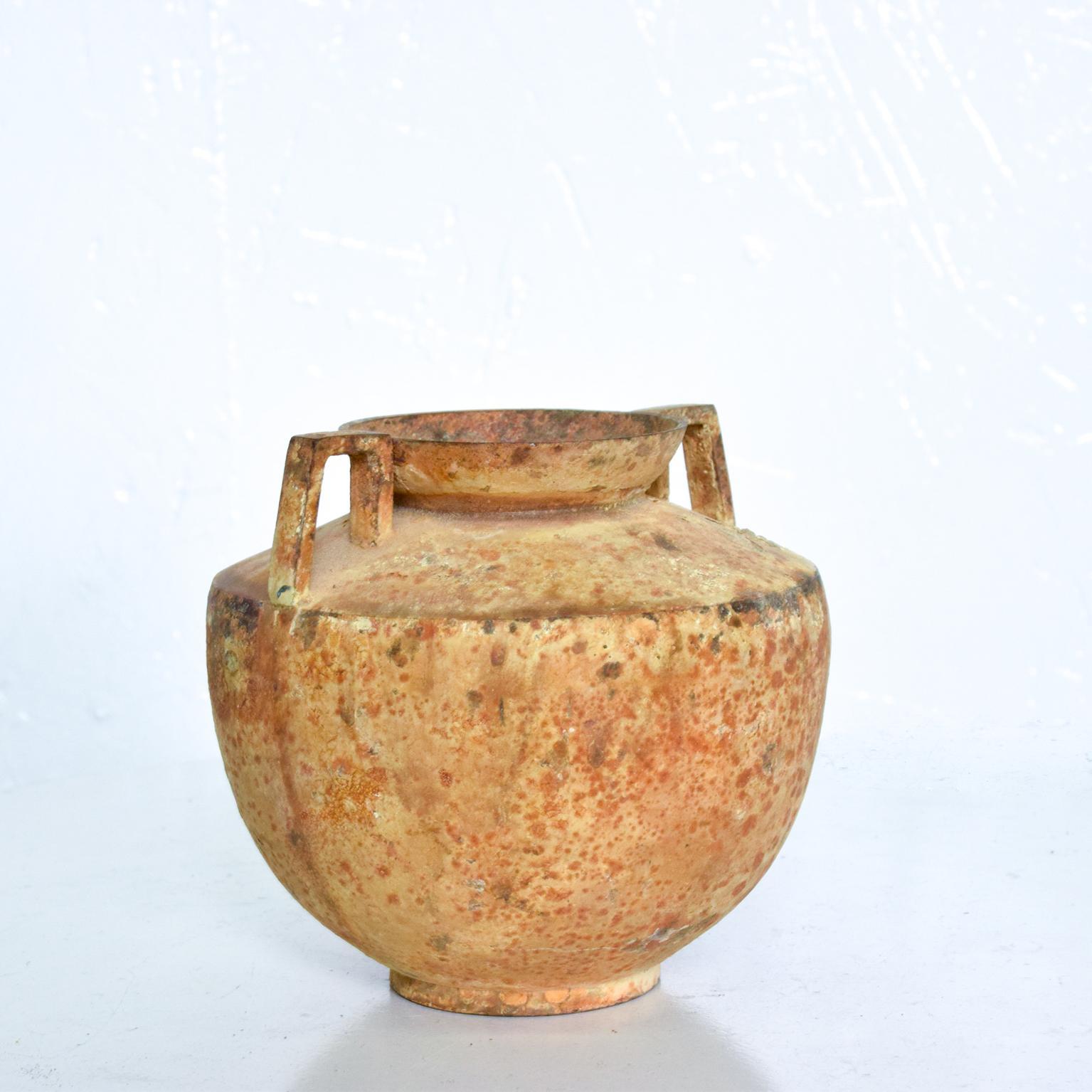 Mid-20th Century Fine Rare Antique Japanese Decorative Cast Iron Vase Ikebana