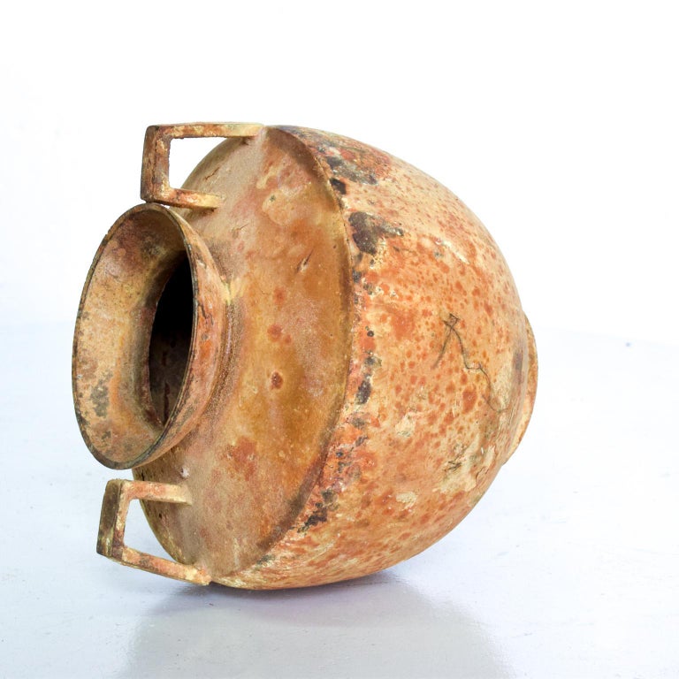 Fine Rare Antique Japanese Decorative Cast Iron Vase Ikebana at 1stDibs