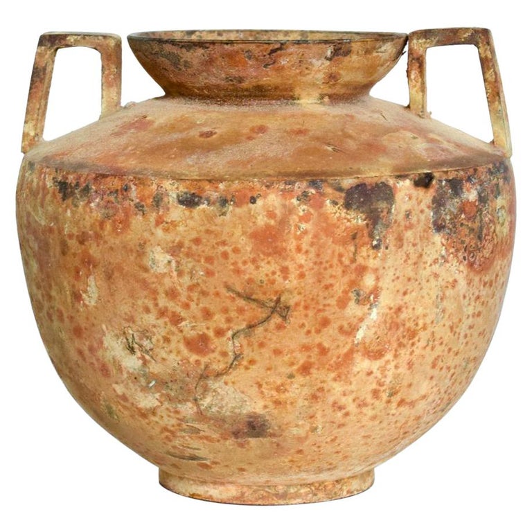 Fine Rare Antique Japanese Decorative Cast Iron Vase Ikebana at 1stDibs