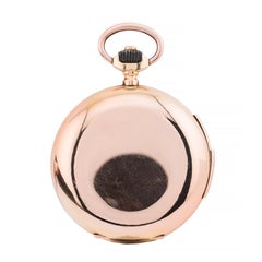 Fine & Rare Carillon Three Chime Minute Repeater 18 Karat Gold Pocket Watch