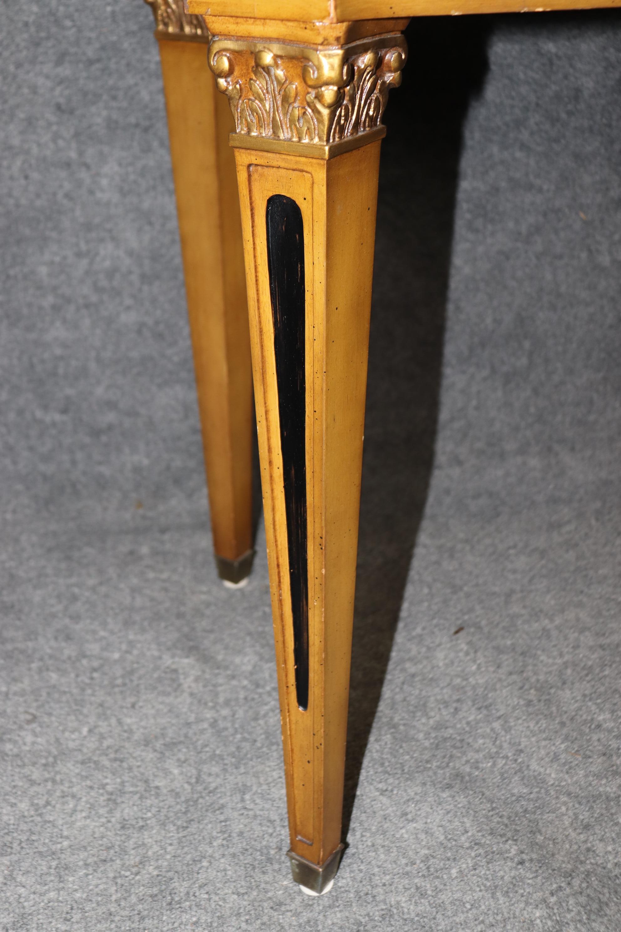 Escritorio de marquetería de madera de nogal francés Directoire en venta 4