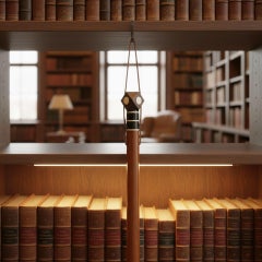 Fine Rare Inlaid Rosewood Dodecahedron Cane Walking Stick